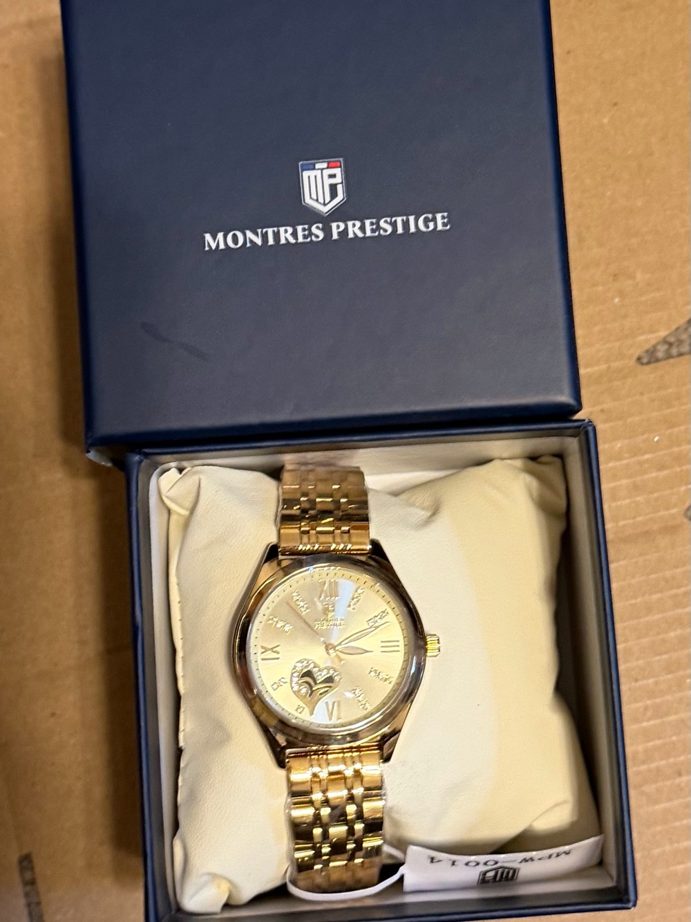Montres Prestige Gold Tone Women's Watch